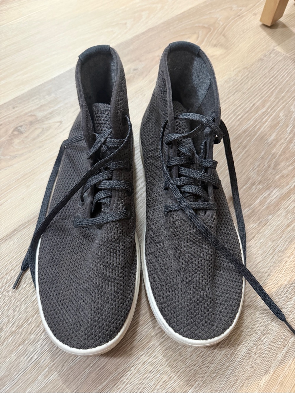 Men's Allbirds Tree Topper Knit Lace-Up Casual Sneakers in Dark Gray